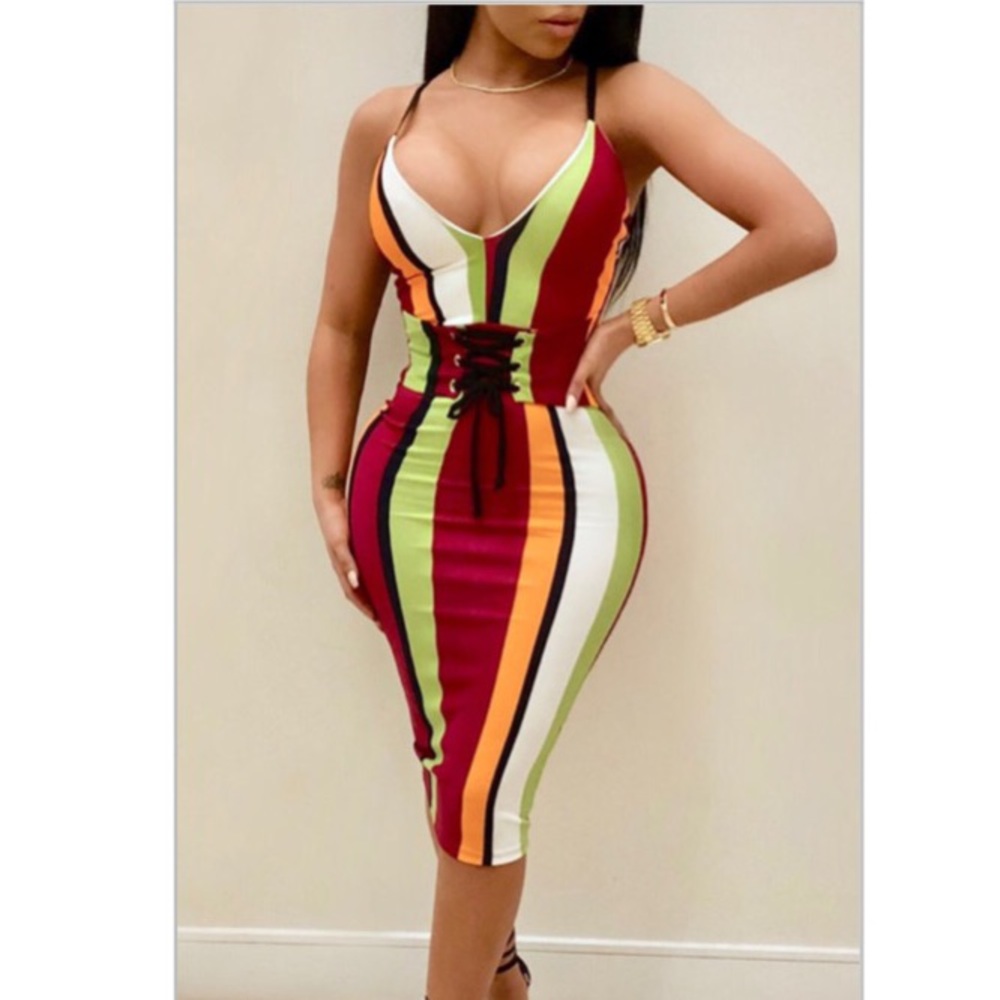 Laced Waist Dress